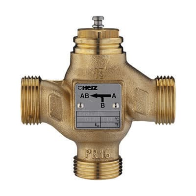 Trokraki mešni i razdelni ventil
