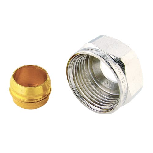 Kompresiona steznica za čelične i bakarne cevi, spoj metal - metal