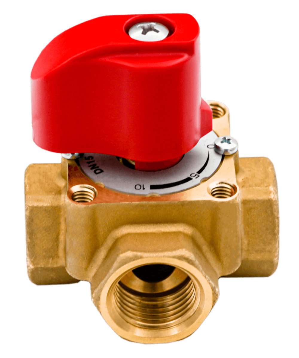 Trokraki mešni ventil