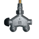 VUA-50 četvorokraki termostatski ventil sa četiri priključka za jednocevne sisteme, priključak M 30 x 1.5